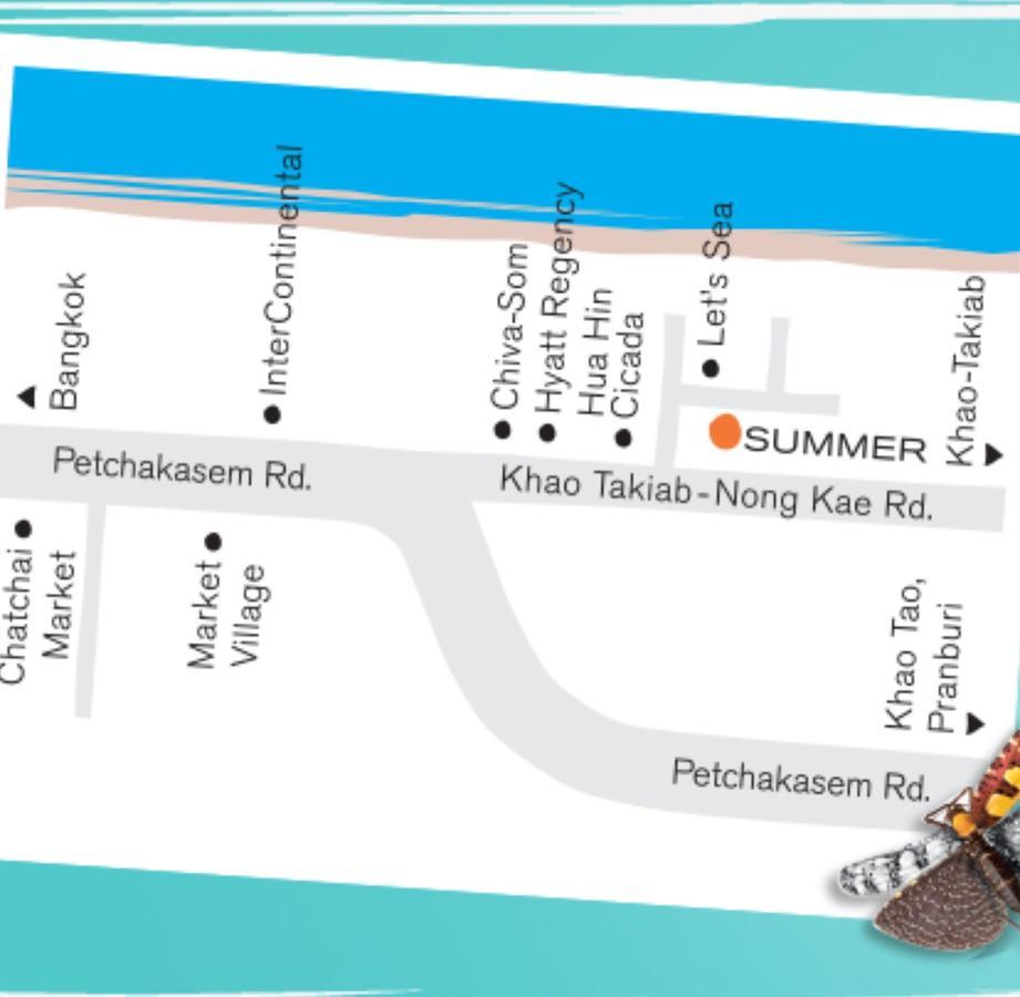 Summer Huahin712,Side Sea View,Near Beach&Cicada,Beautiful Swimming Pool エクステリア 写真